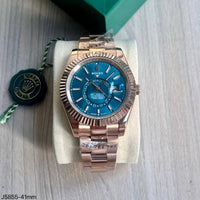 ROLEX SKY DWELLER ROSE AZUL 42MM