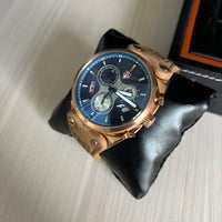 TAG HEUER F1 FORMULA 1 ROSE AZUL COURO 45MM