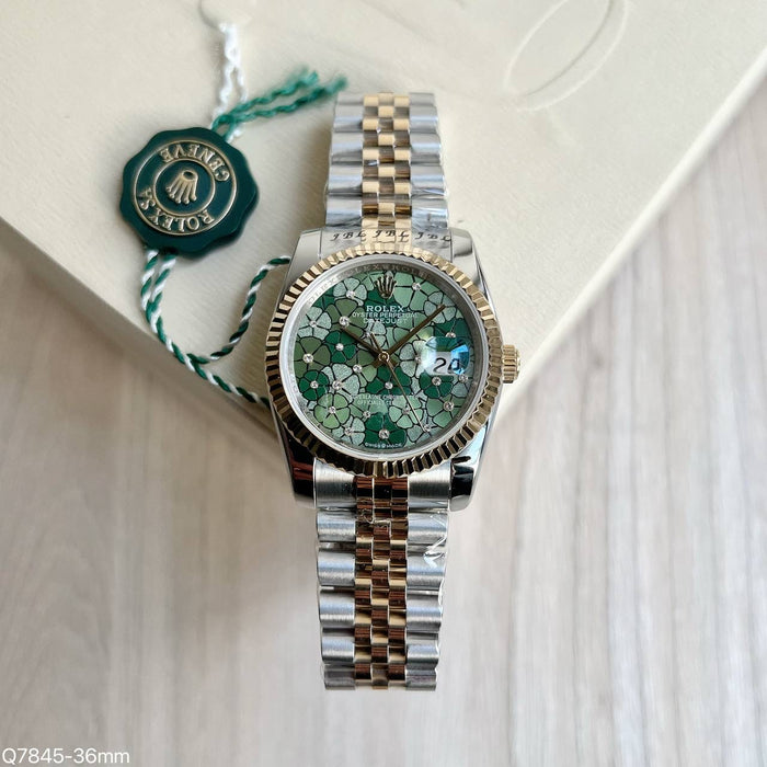ROLEX DATEJUST MISTO DOURADO JUBILEU FEMININO 36MM