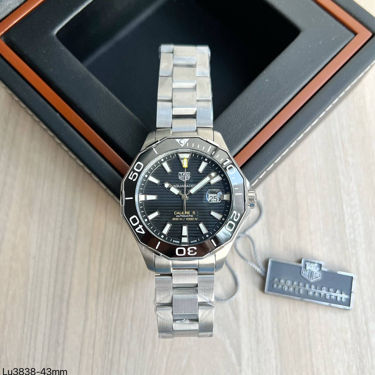 TAG HEUER AQUARACER PRETO AUTOMÁTICO 43MM