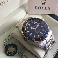 ROLEX SEA DWELLER MISTO DOURADO PRETO 42MM