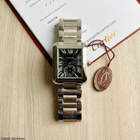 CARTIER TANK PRATA 34MM X 44MM