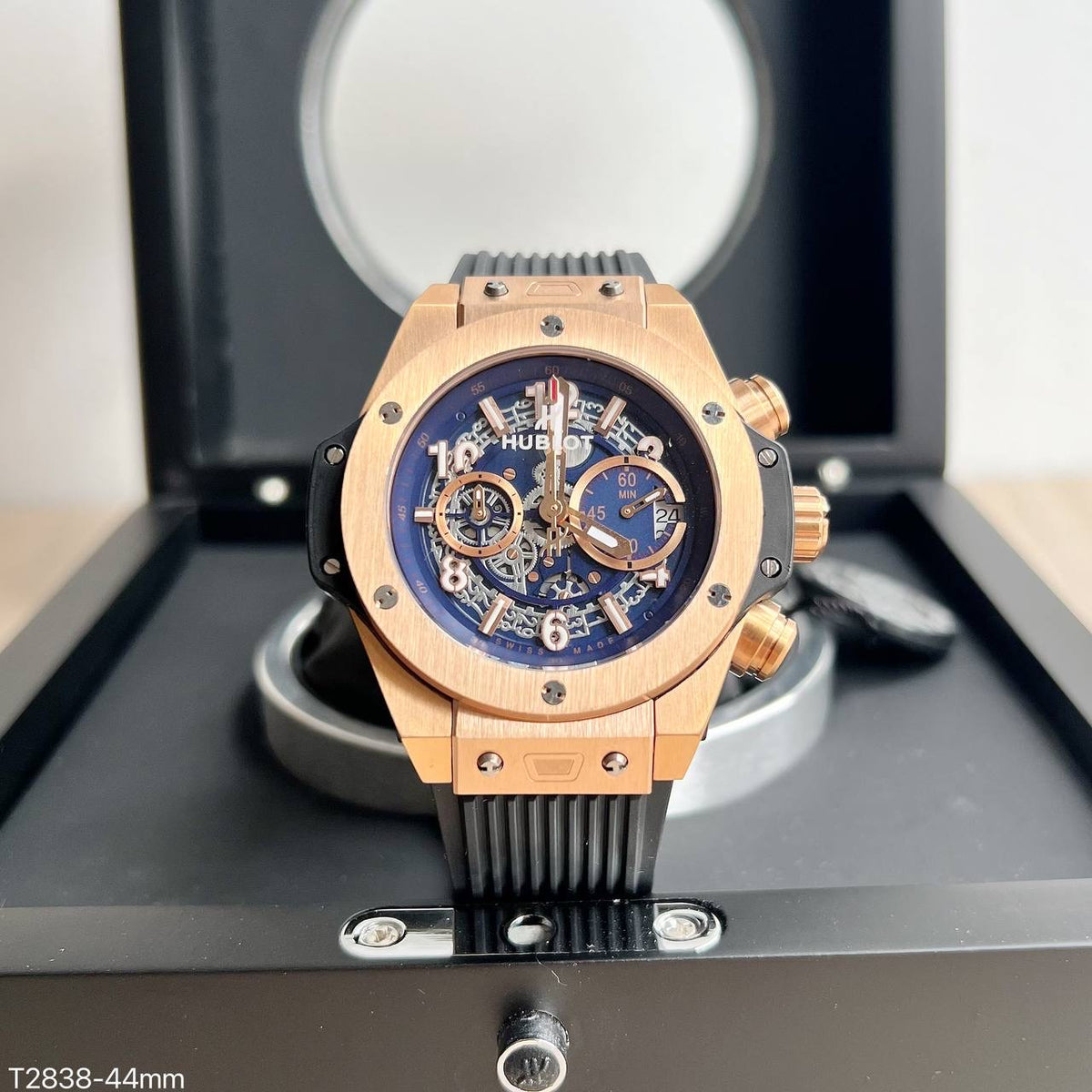 HUBLOT BIG BANG UNICO ROSE AZUL 44MM