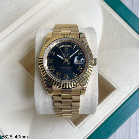 ROLEX DAY-DATE DOURADO AZUL 40MM