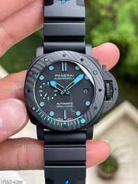 PANERAI SUBMERSIBLE PRETO BORRACHA 42MM