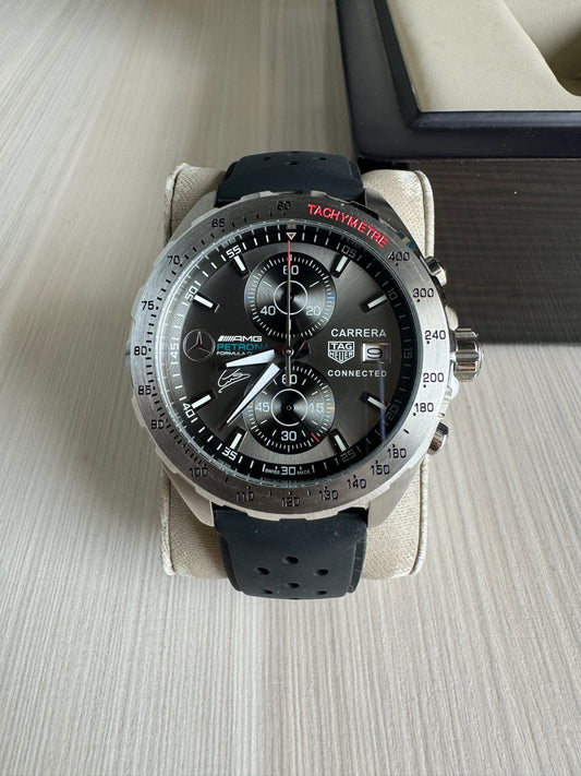 TAG HEUER CARRERA AMG PRATA 43MM