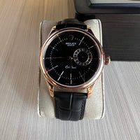 ROLEX CELLINI ROSE COURO 40MM