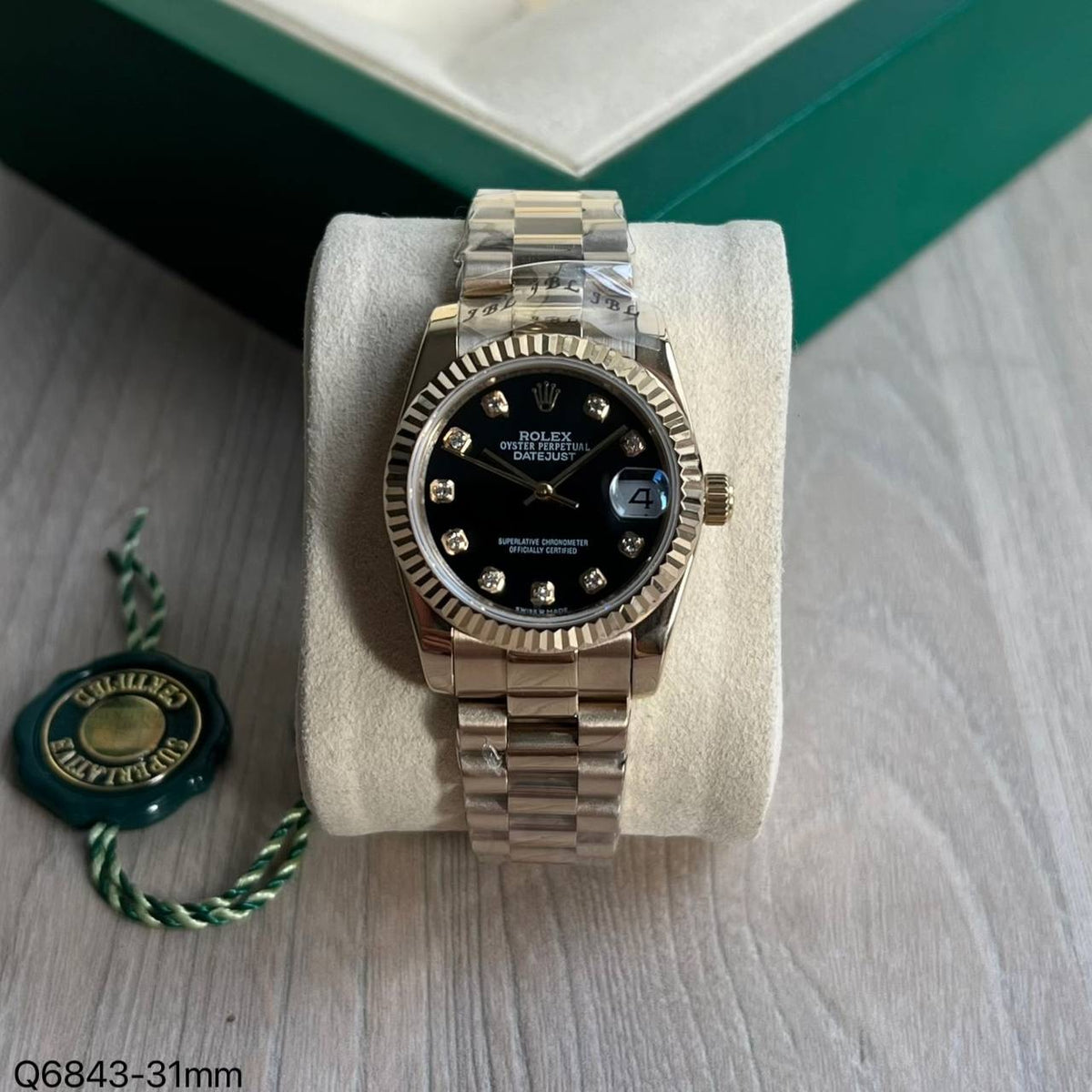 ROLEX DATEJUST DOURADO FEMININO 31MM