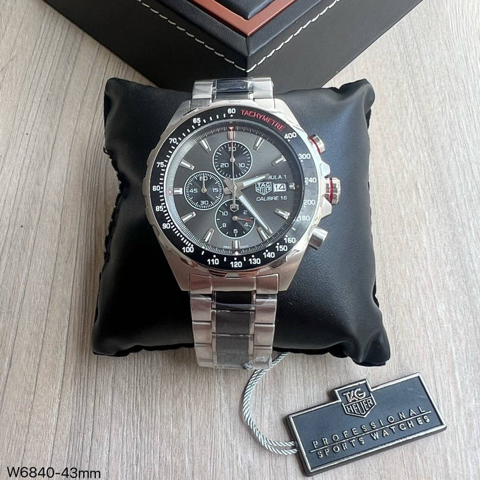 TAG HEUER F1 FORMULA 1 PRATA PRETO 43MM