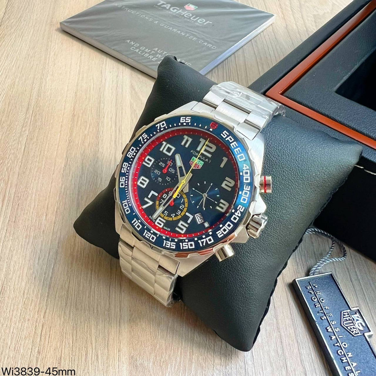 TAG HEUER F1 FORMULA 1 PRATA AZUL 43MM