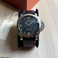 PANERAI LUMINOR MARINA PRATA COURO 44MM