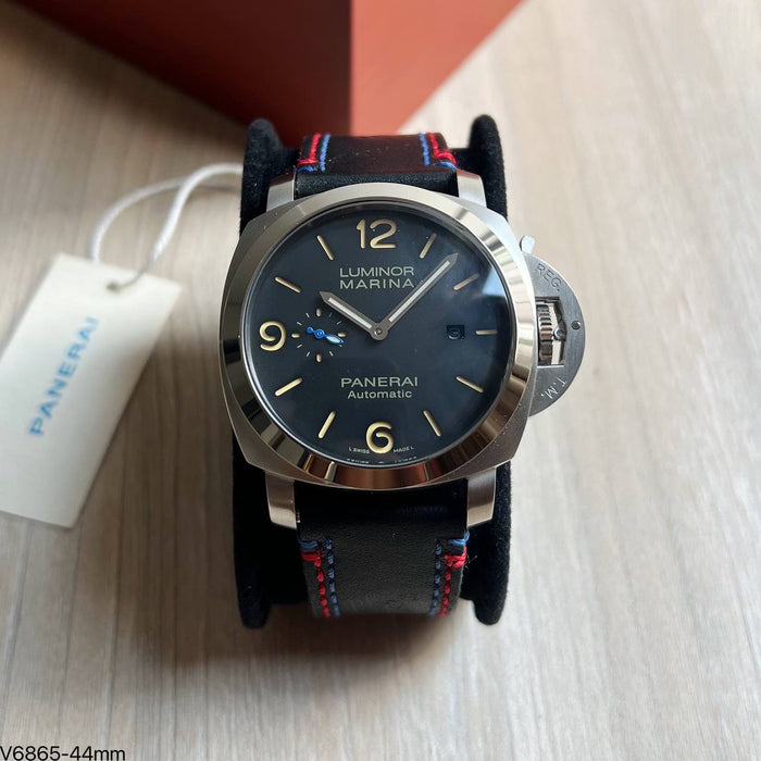 PANERAI LUMINOR MARINA PRATA COURO 44MM