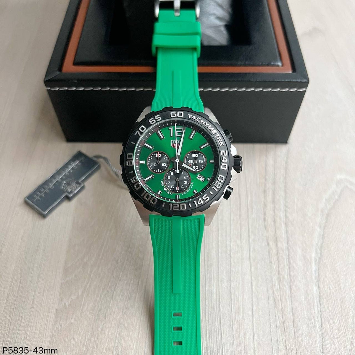 TAG HEUER F1 FORMULA 1 PRATA VERDE 43MM