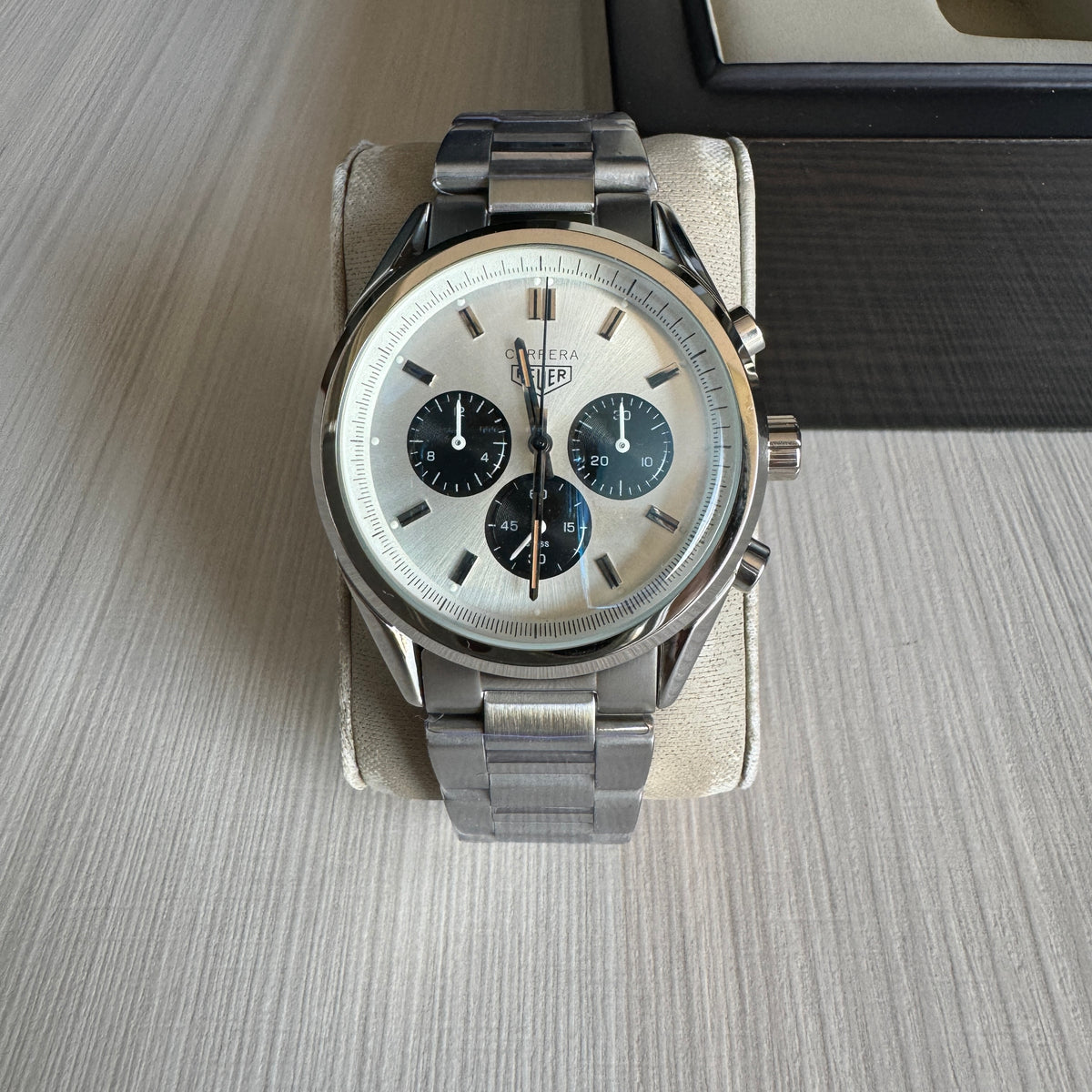 TAG HEUER CARRERA PRATA BRANCO 41MM