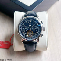 PATEK PHILIPPE PRATA COURO AUTOMATICO 41MM