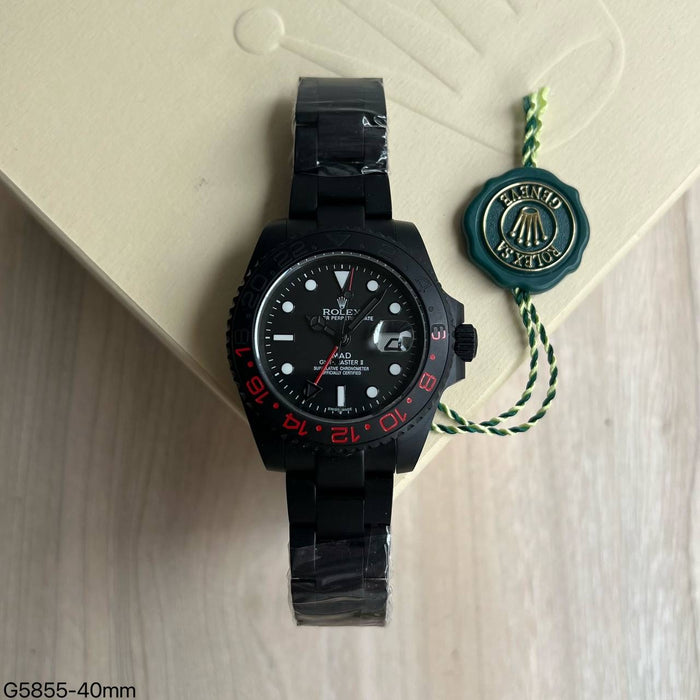 ROLEX GMT MASTER II MAD ESPECIAL PRETO 40MM