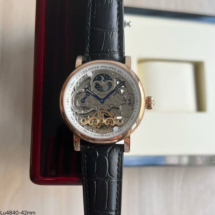 PATEK PHILIPPE ESQUELETO ROSE AUTOMATICO 42MM