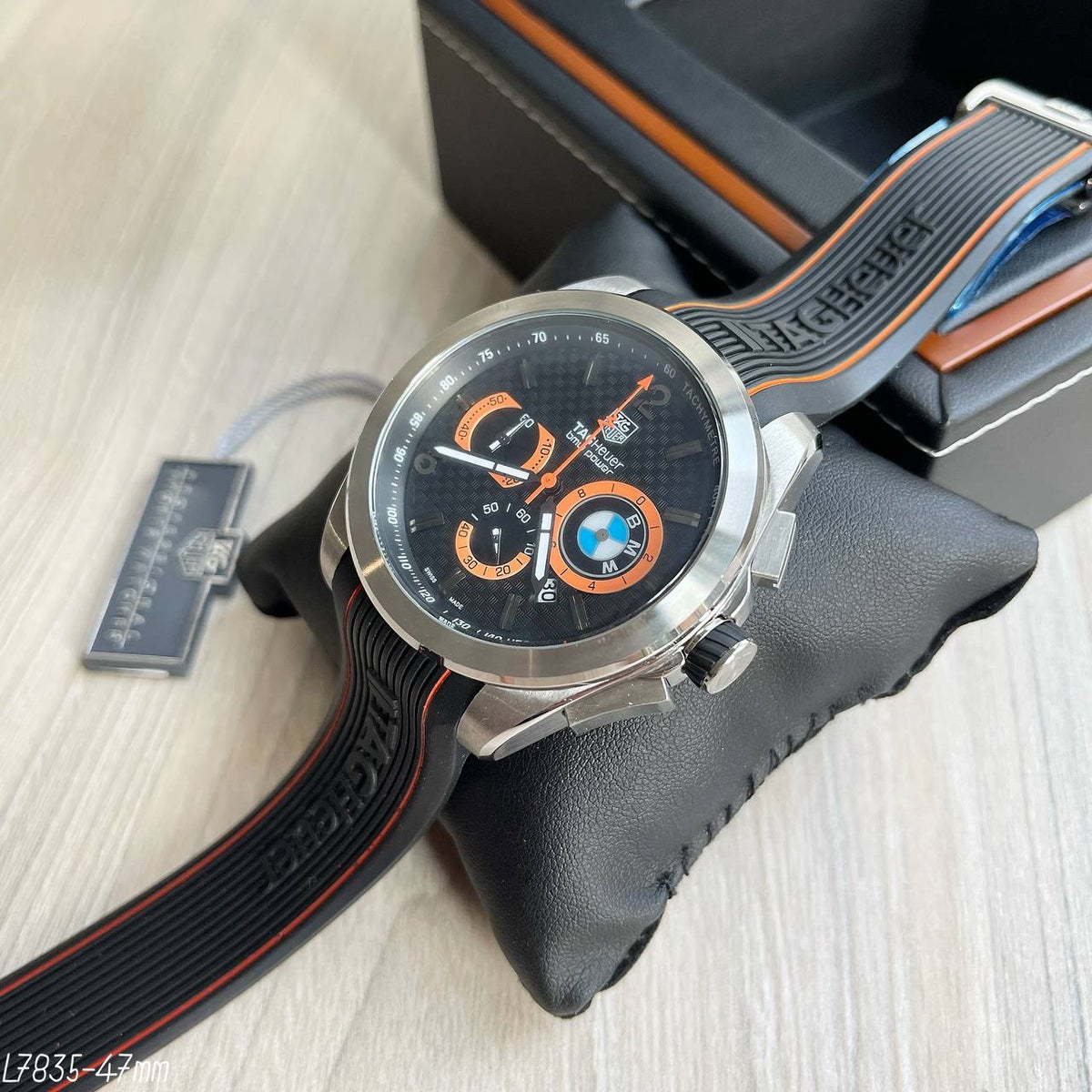 TAG HEUER CARERRA BMW PRATA 45MM