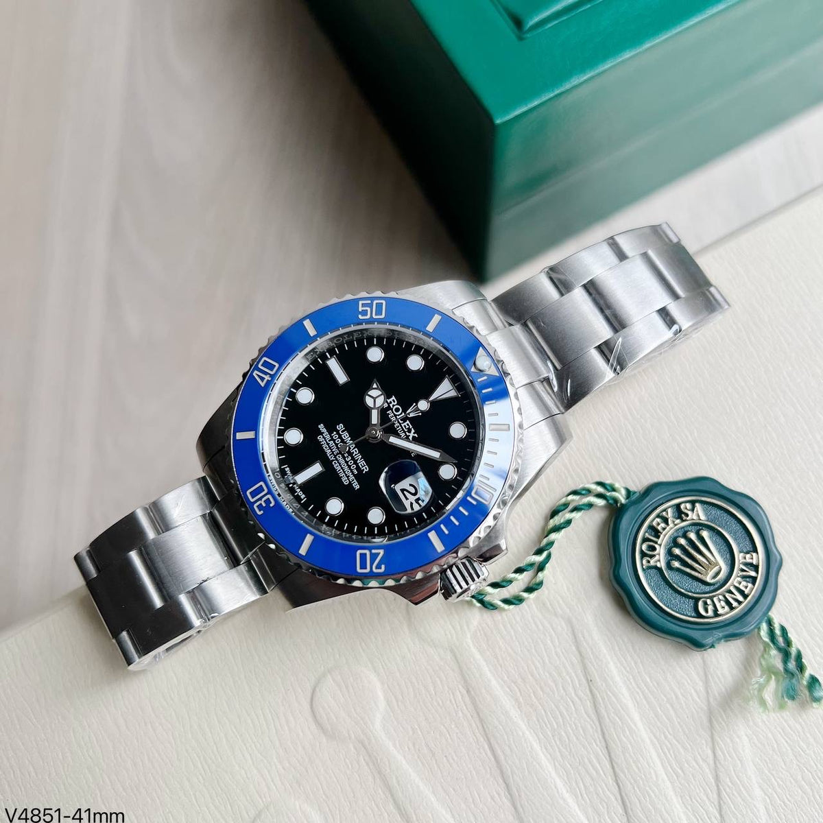 ROLEX SUBMARINER AZUL PRETO 40MM