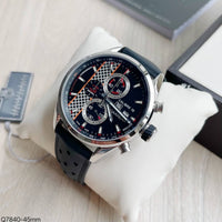 TAG HEUER CARRERA CALIBRE 16 PRATA BORRACHA 45MM