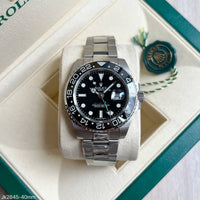 ROLEX GMT MASTER II PRETO 40MM