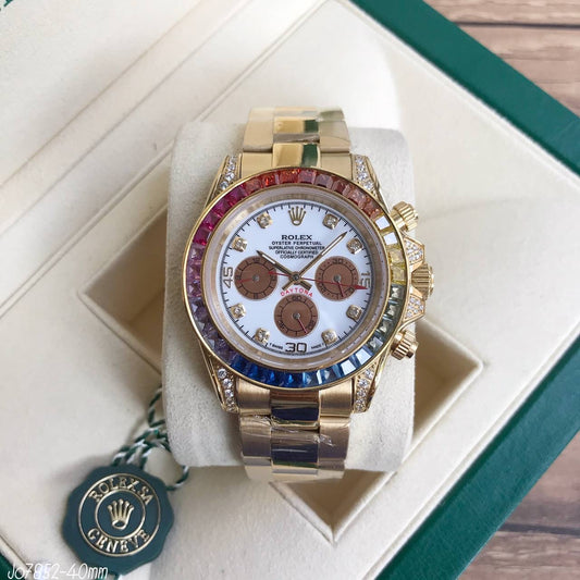 ROLEX DAYTONA RAINBOW DOURADO 40MM