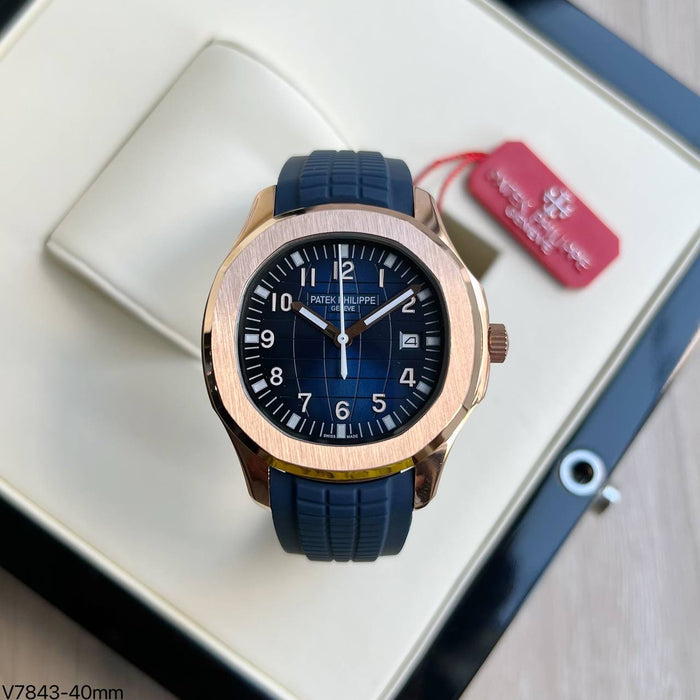 PATEK PHILIPPE AQUANAUT ROSE AZUL 40MM