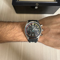 TAG HEUER CARRERA PRATA AZUL 41MM