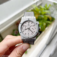 HUBLOT CLASSIC FUSION CINZA COURO 42MM