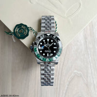 ROLEX GMT MASTER II VERDE PRETO SPRITE JUBILEU 40MM