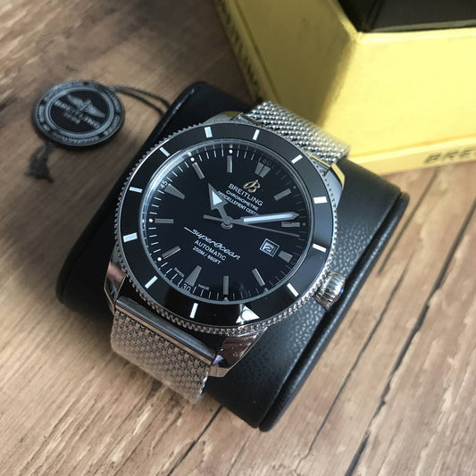 BREITLING SUPEROCEAN AUTOMÁTICO PRETO 46MM