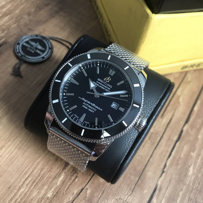 BREITLING SUPEROCEAN AUTOMÁTICO PRETO 46MM