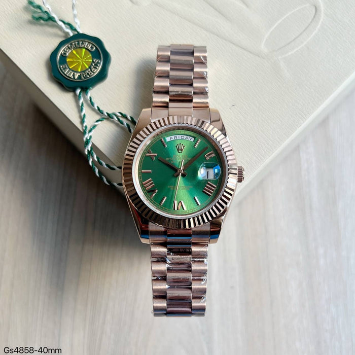 ROLEX DAY-DATE ROSE VERDE 40MM