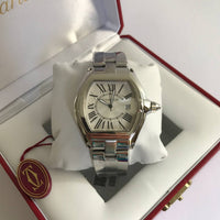 CARTIER ROADSTER PRATA 40MM X 46MM