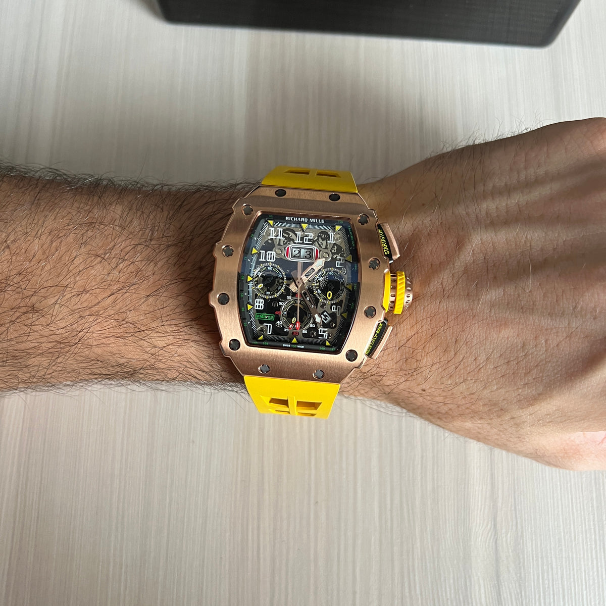 RICHARD MILLE ROSE AMARELO 47MM