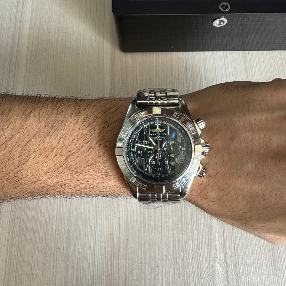BREITLING CHRONOMAT PRETO 46MM