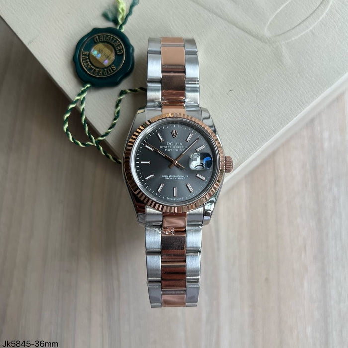 ROLEX DATEJUST MISTO ROSE FEMININO 36MM