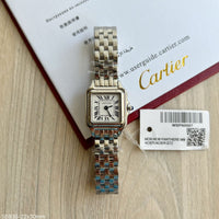 CARTIER PANTHERE PRATA SMALL  22MM X 30MM FEMININO