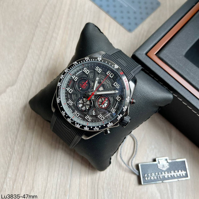 TAG HEUER SENNA CARRETA 01 PRETO 47MM