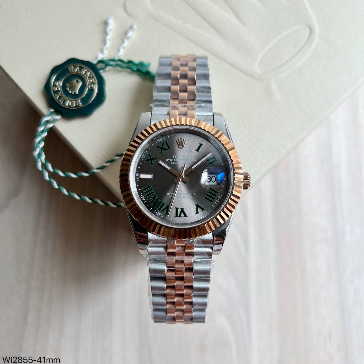 ROLEX DATEJUST MISTO CINZA JUBILEU 41MM