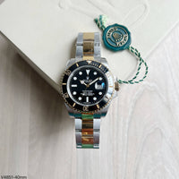 ROLEX SUBMARINER MISTO DOURADO PRETO 40MM