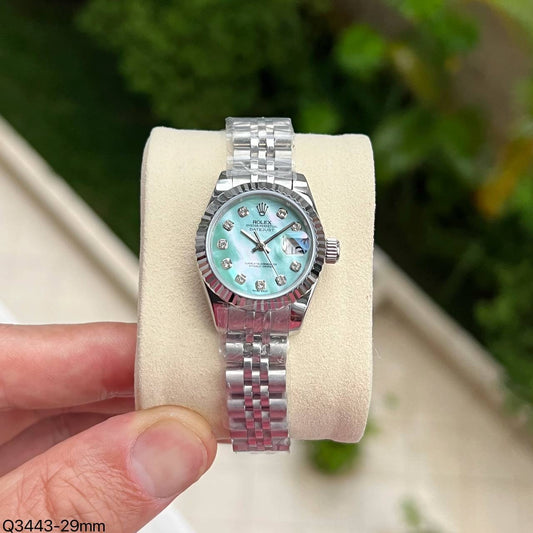 ROLEX DATEJUST PRATA FEMININO 28MM