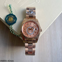 ROLEX SKY DWELLER ROSE 42MM