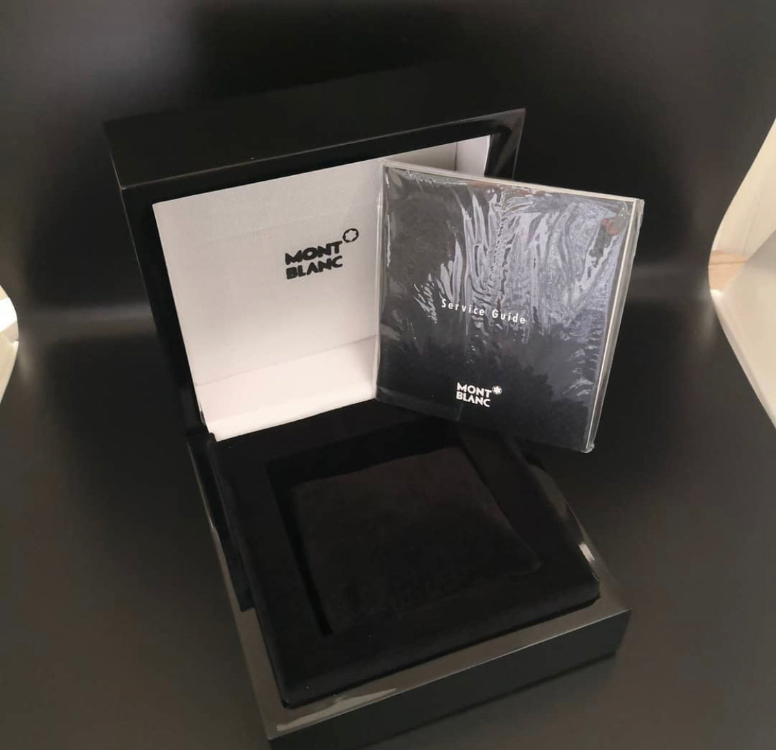 MONT BLANC AÇO PRATA BRANCO 43MM