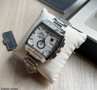 TAG HEUER MONACO PRATA BRANCO 42MM