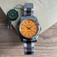 ROLEX OYSTER PRATA AMARELO 41MM