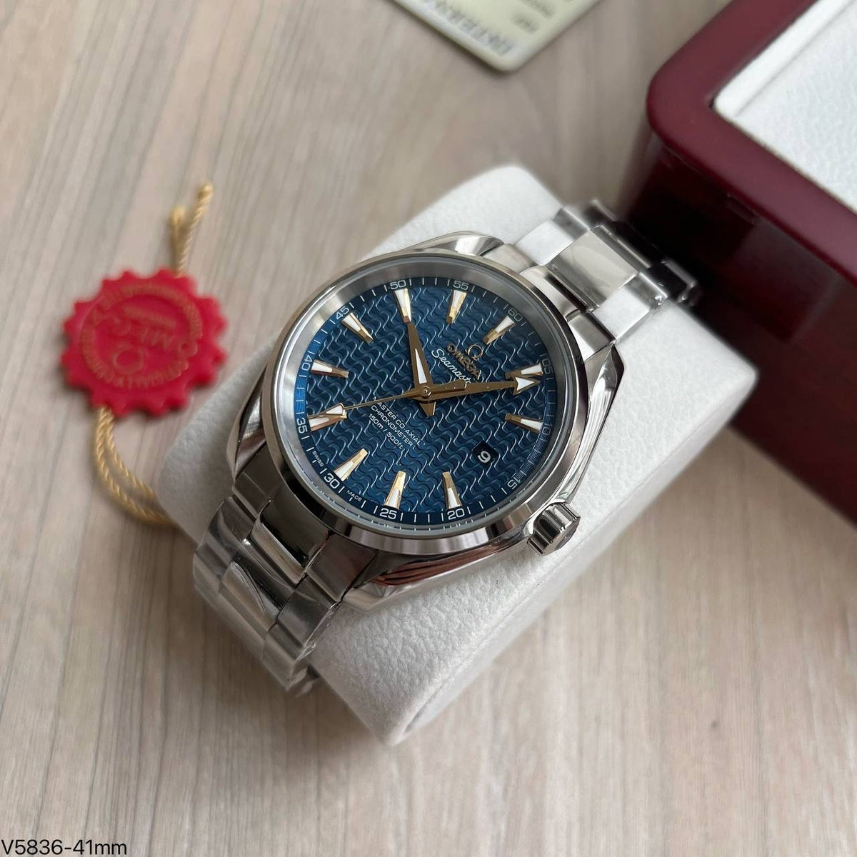 OMEGA SEAMASTER AQUATERRA AZUL 41MM