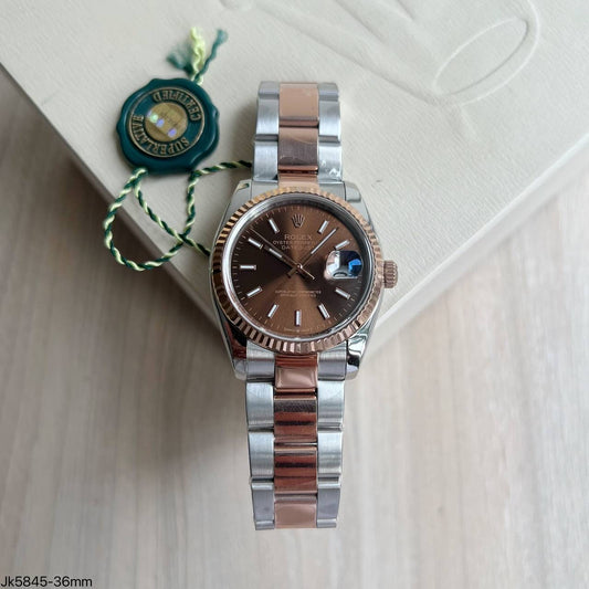 ROLEX DATEJUST MISTO ROSE FEMININO 36MM