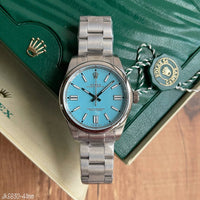 ROLEX OYSTER AZUL TIFFANY  41MM