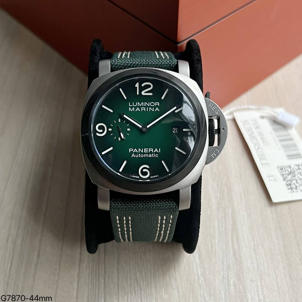PANERAI LUMINOR MARINA VERDE NYLON 44MM
